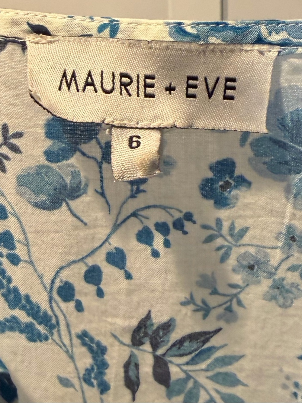 Maurie and Eve Blue Floral Summer Dress - Picture 5 of 6